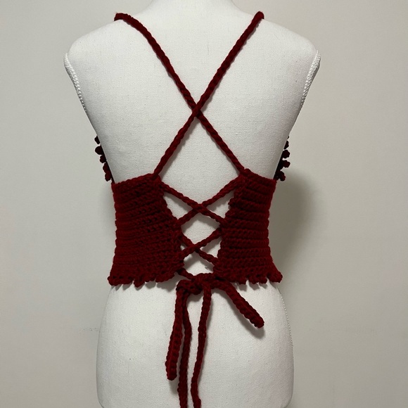 Deep Red Tank Top - Picture 2 of 2